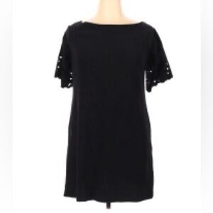 Boston Proper Black Boatneck Eyelet Sleeve Dress
Women's Size XL